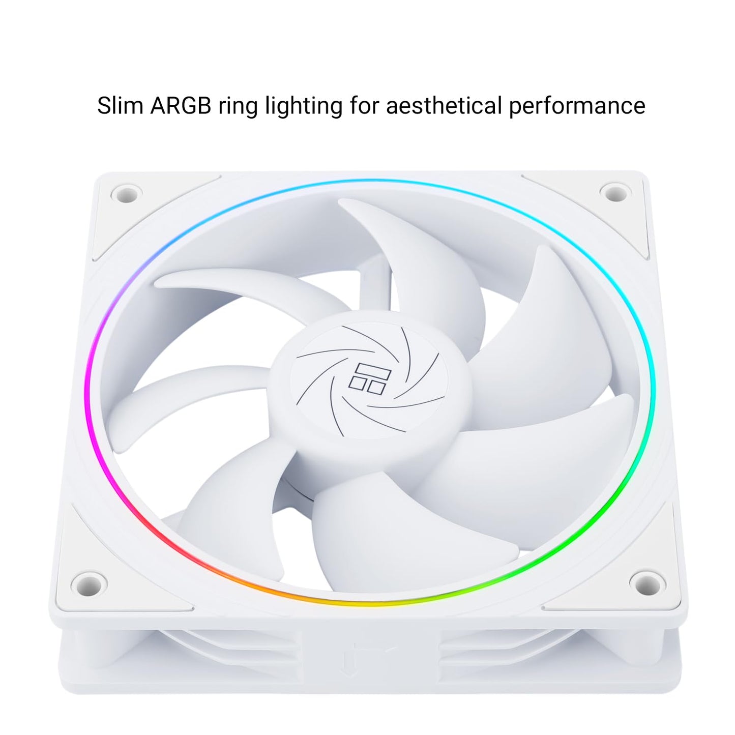 ThermalRight 3 Pack TL-S12W 120mm White ARGB Case Cooler Fan