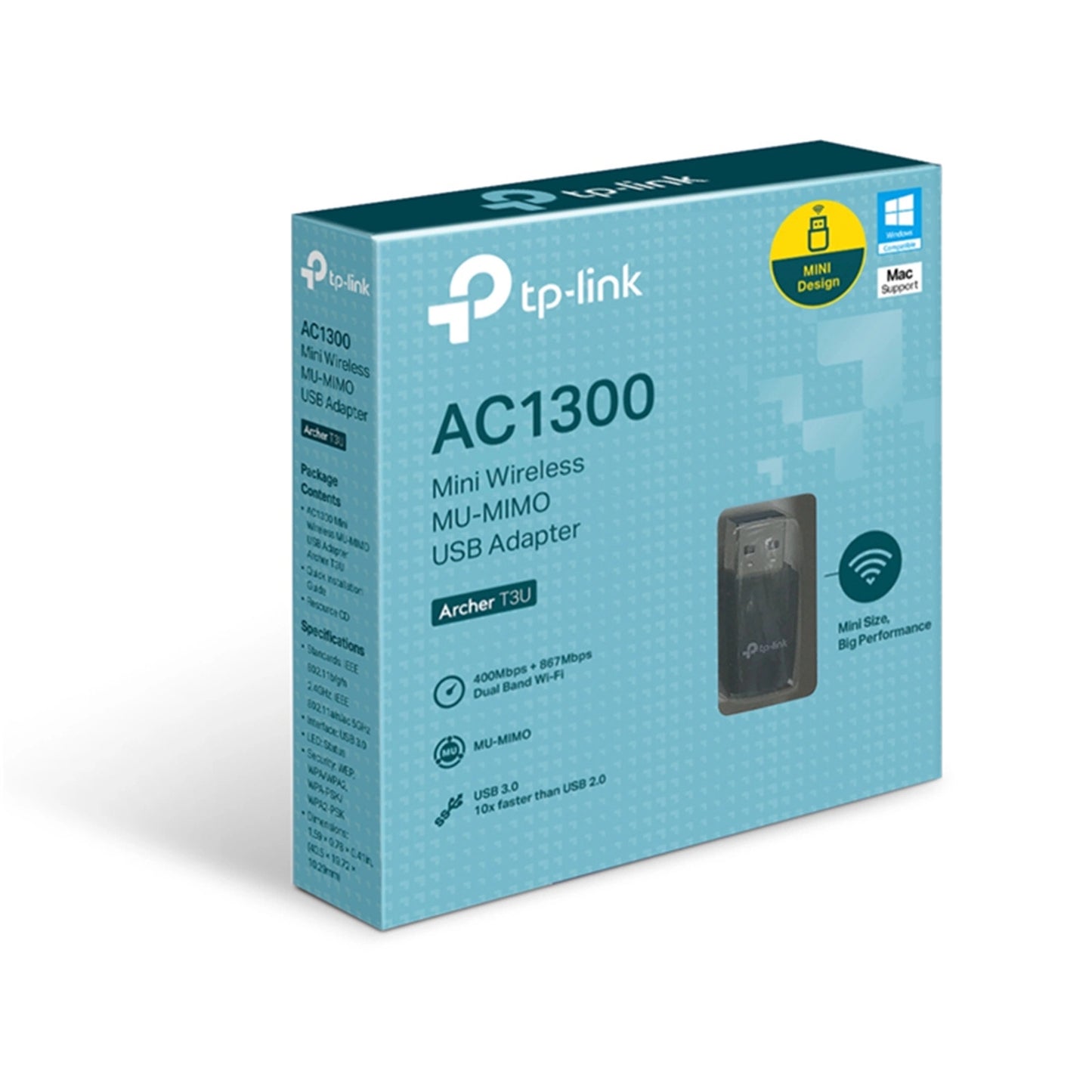 TP-Link Archer T3U AC1300 Wireless Dual Band USB Adapter