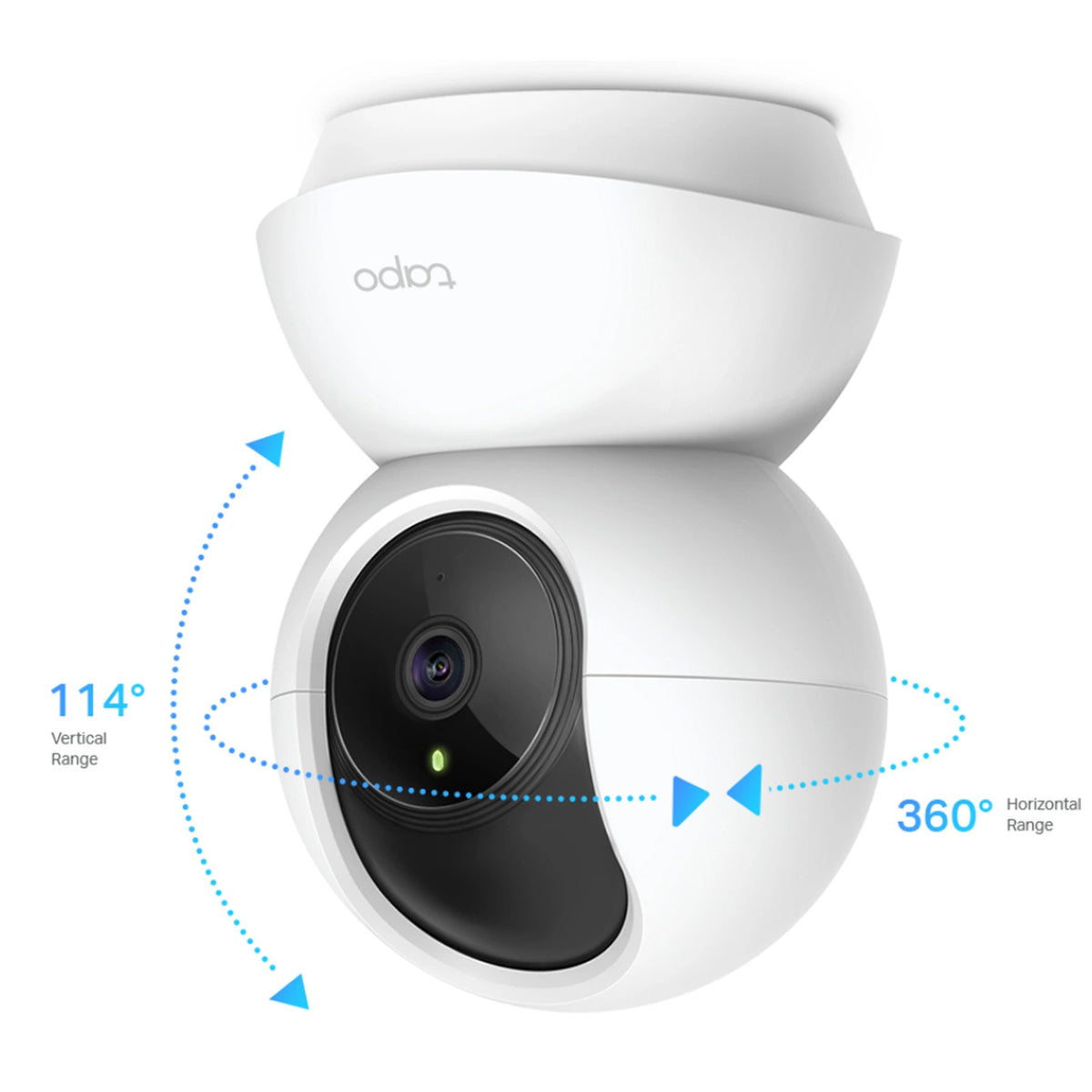 TP-Link Tapo C200P2 2MP/1080P Indoor PT Wi-Fi Camera (Twin Pack)