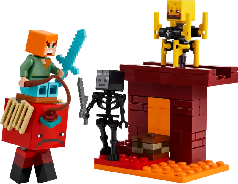 LEGO Minecraft 21266 The Nether Lava Battle