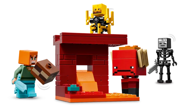 LEGO Minecraft 21266 The Nether Lava Battle