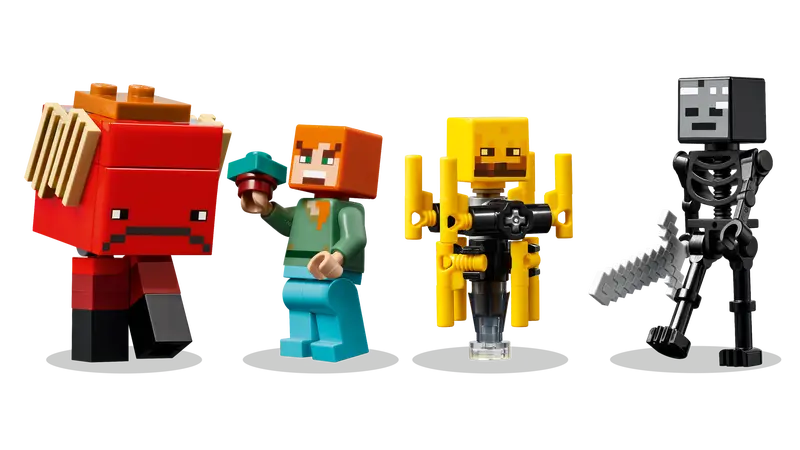LEGO Minecraft 21266 The Nether Lava Battle