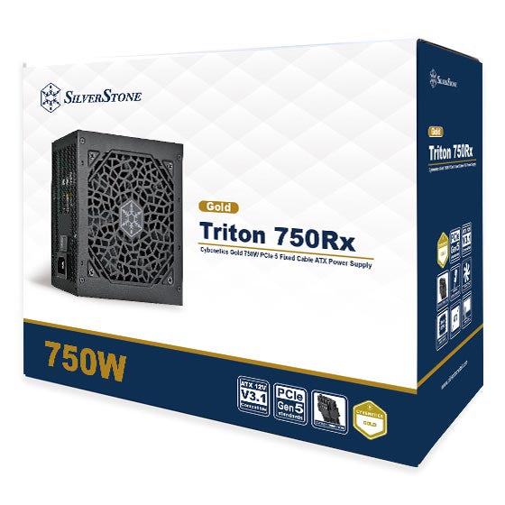 SilverStone Triton 750Rx 750W Gold PCIe 5.0 ATX 3.1 PSU