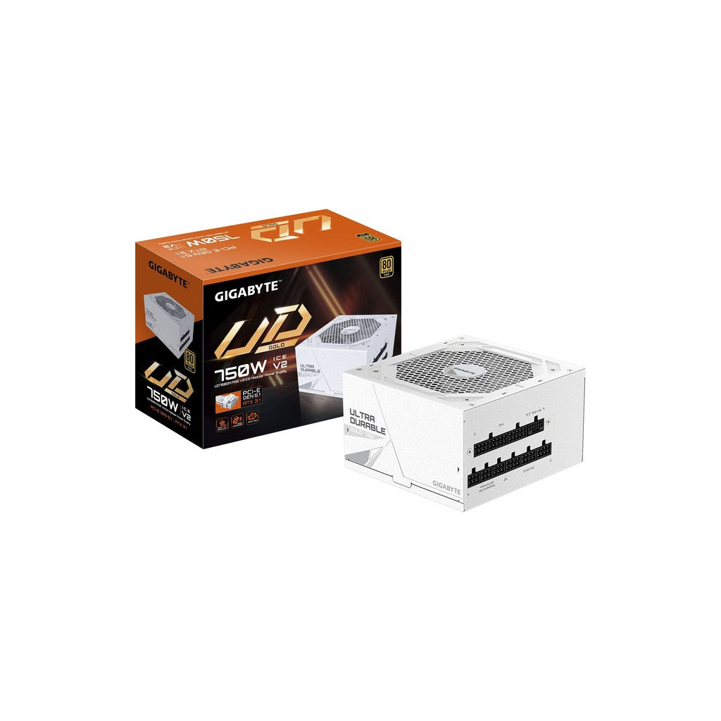 Gigabyte UD750GM PG5 V2 ICE 750W 80+ Gold Fully Modular ATX 3.1 Power Supply