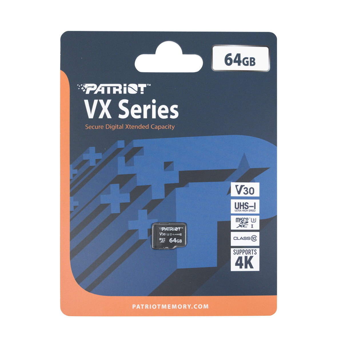 Patriot VX 64GB microSD Card 2Yr Wty