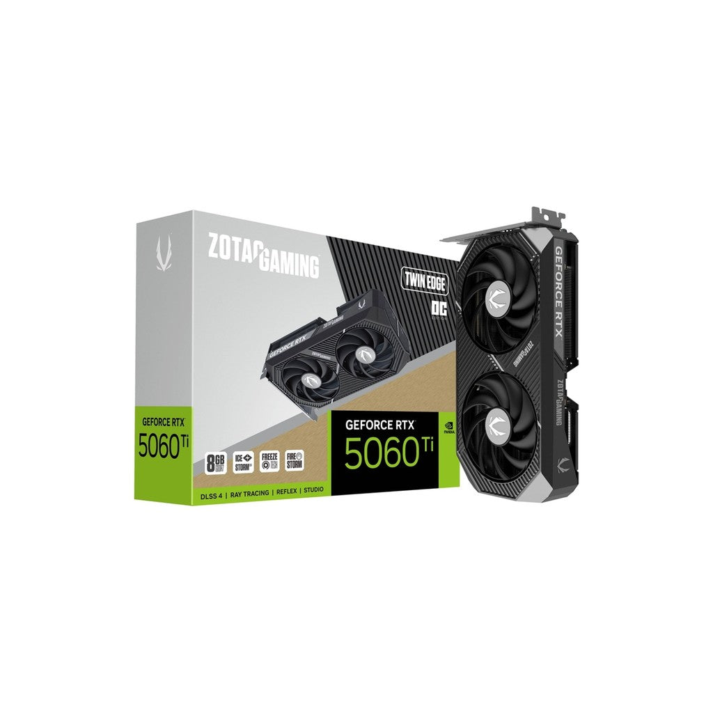 Zotac NVIDIA GeForce RTX 5060 Ti TWIN Edge OC 8GB GDDR7 Graphics Card