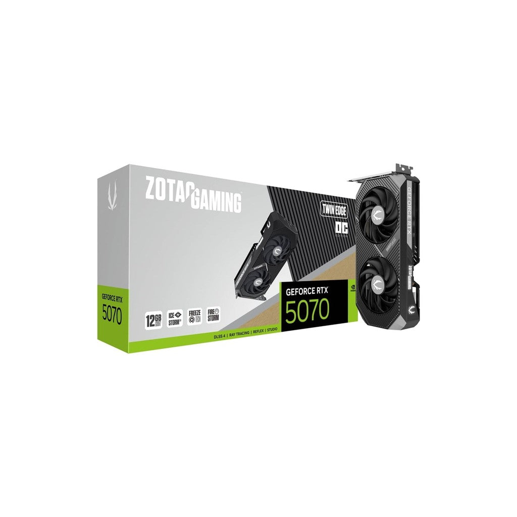 Zotac NVIDIA GeForce RTX 5070 TWIN Edge OC GDDR7 12GB Graphics Card