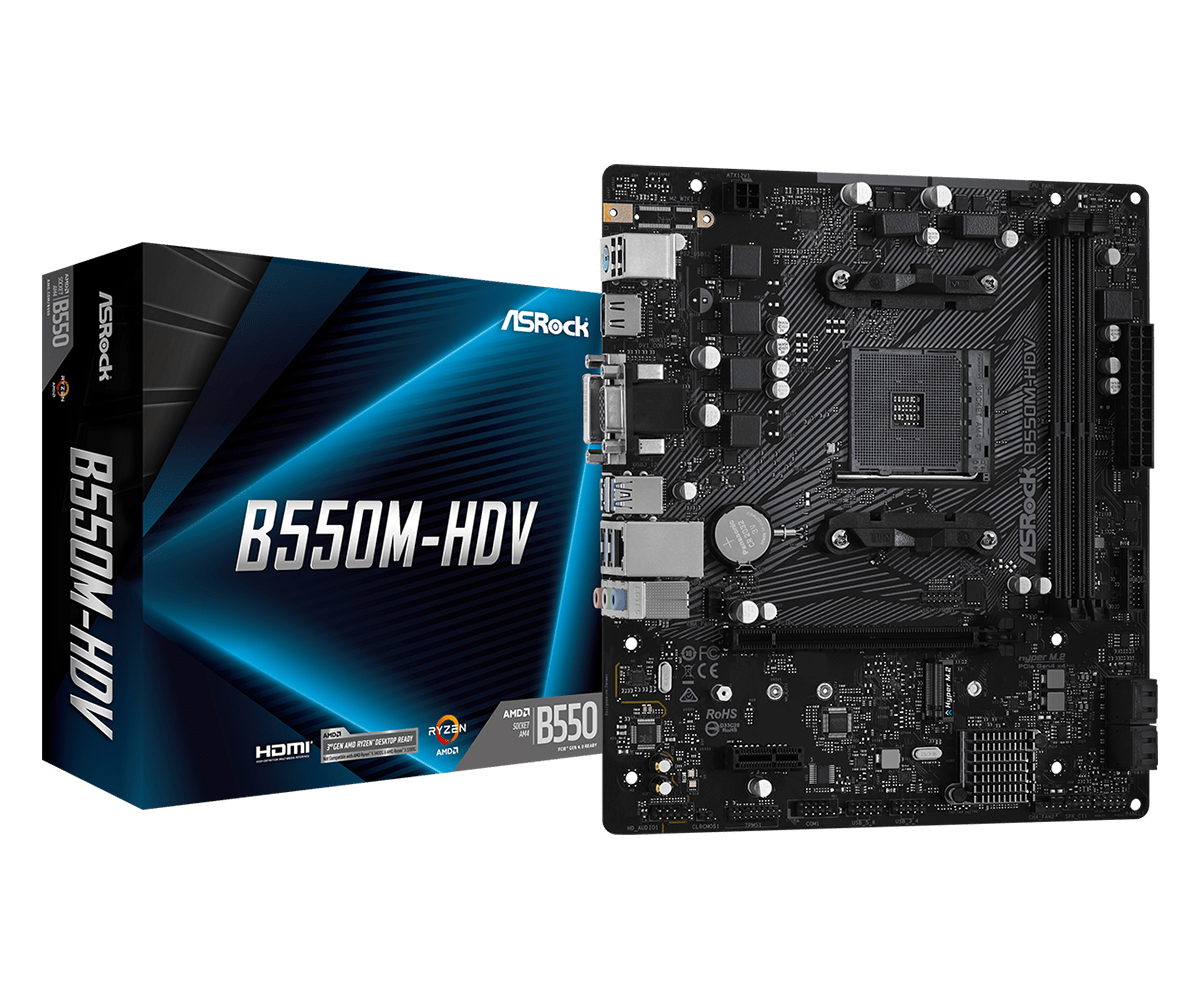 ASRock B550M-HDV Motherboard