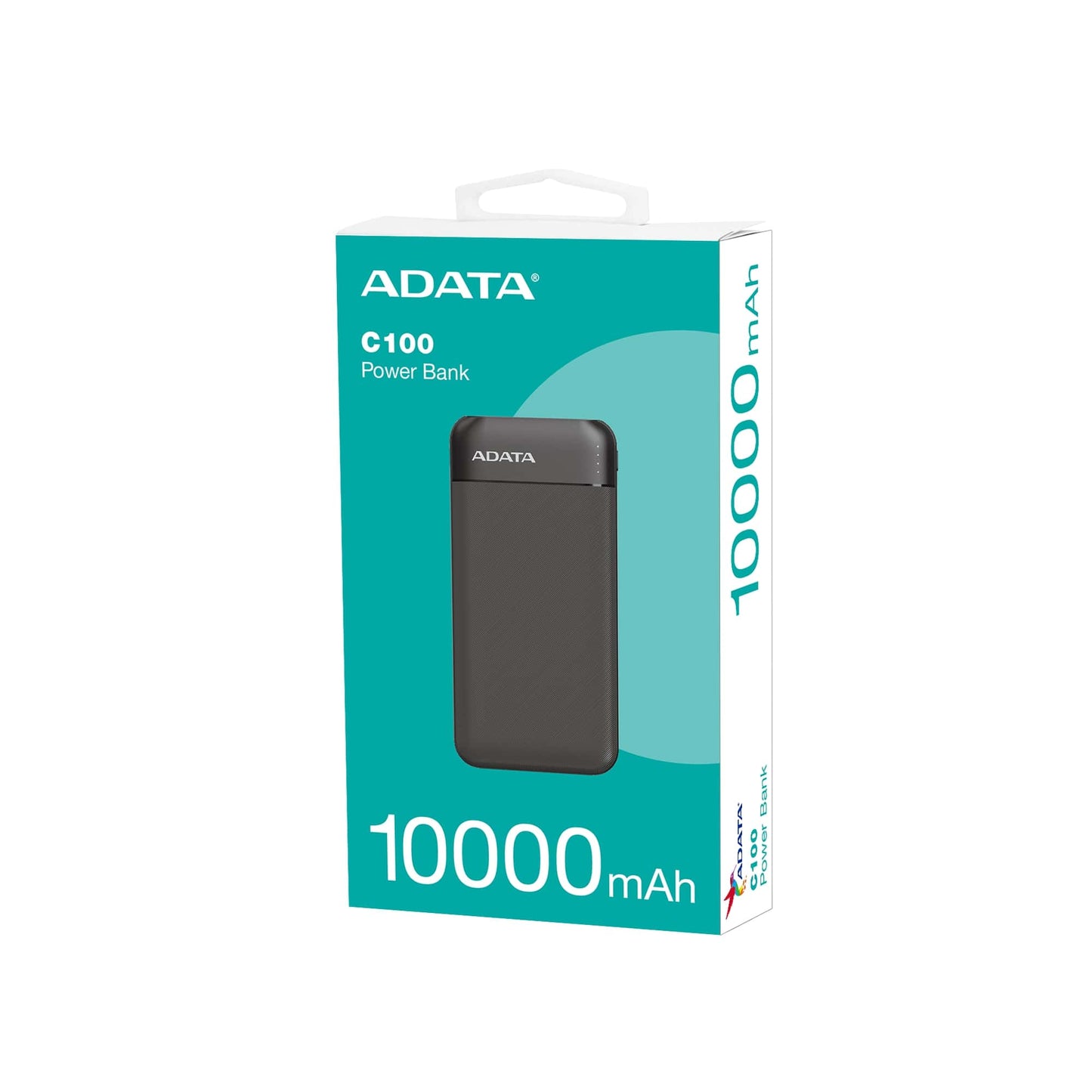 ADATA C100 10000mAh USB Type-C + Type-A Powerbank - Black