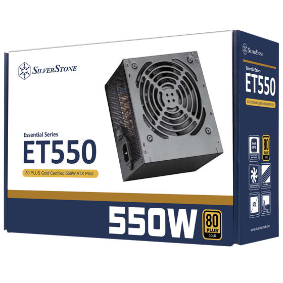 SilverStone ET550-G 550W 80Plus Gold ATX PSU 5 Year Warranty