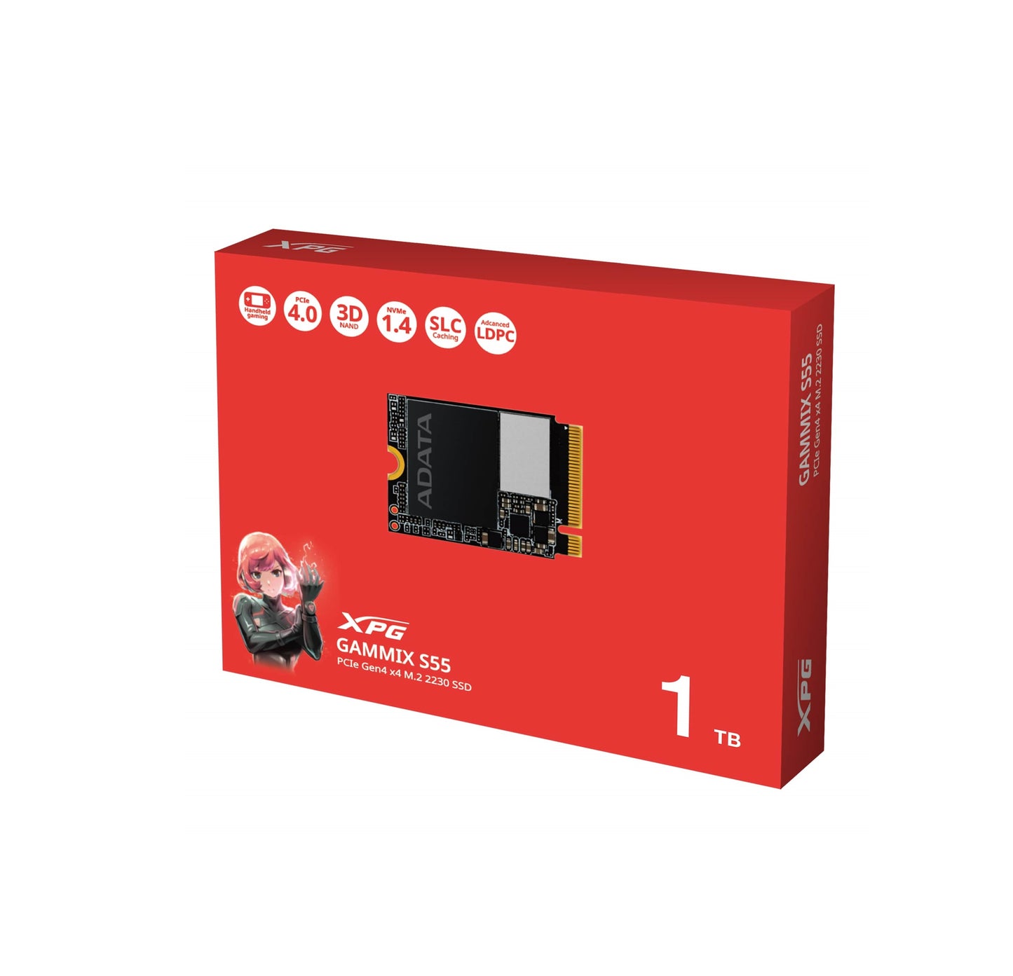 ADATA XPG Gammix S55 1TB 5000MB/s PCIe 4.0 M.2 2230 NVMe SSD 5Yr Wty