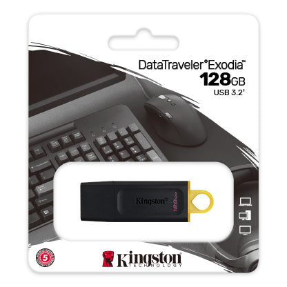 Kingston DataTraveler Exodia 128GB USB 3.2 Flash Drive