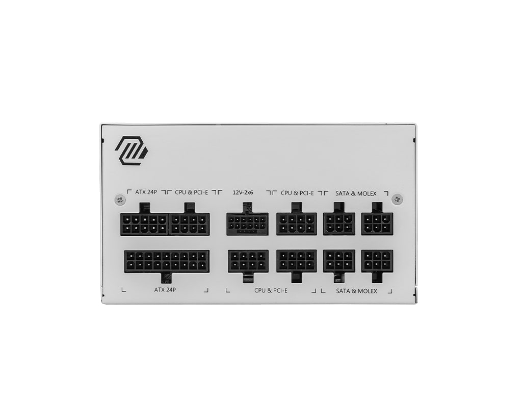 MSI MAG A850GL White PCIE5 850W 80Plus Gold ATX 3.0 PSU