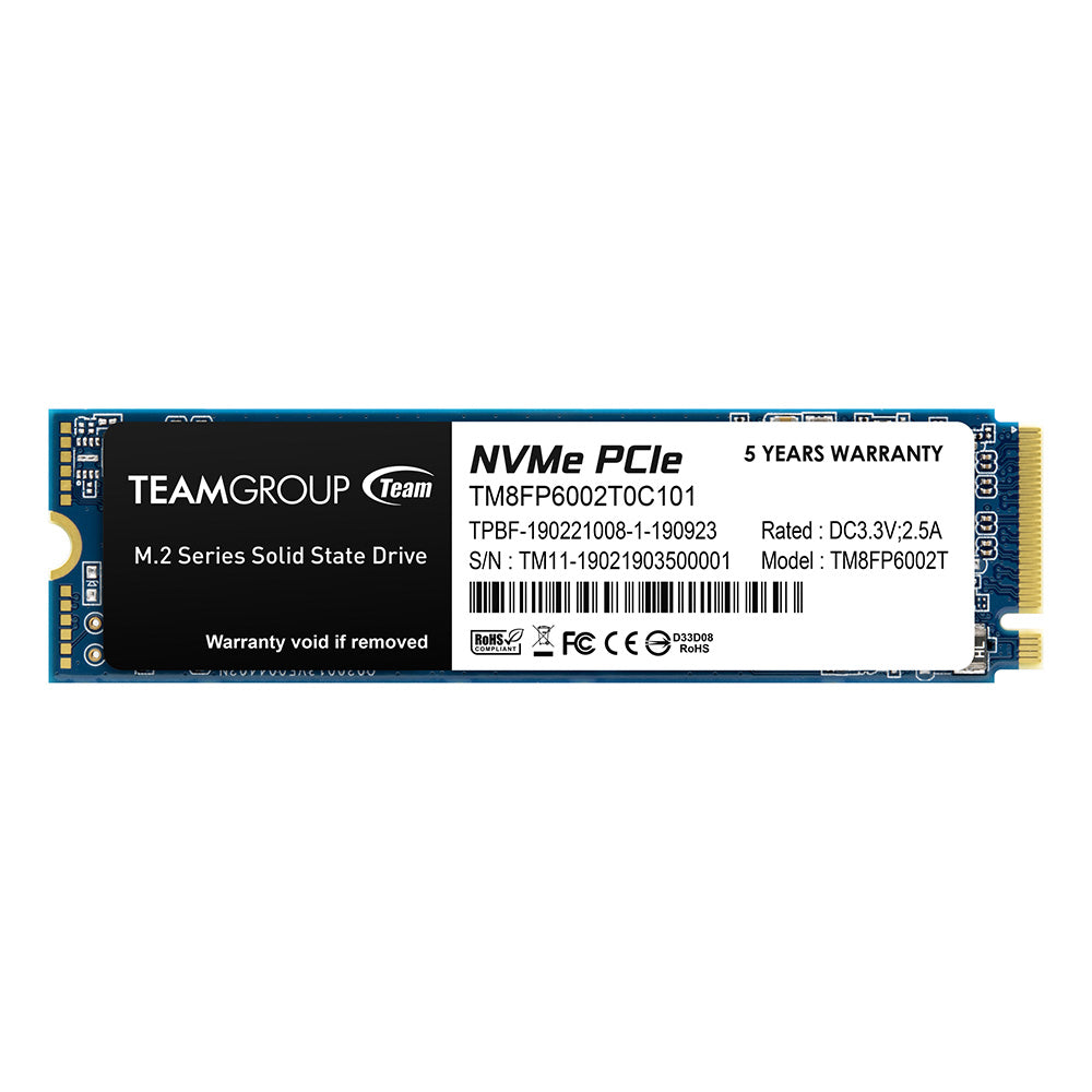 TeamGroup MP33 2TB M.2 NVMe SSD 5Yr Wty