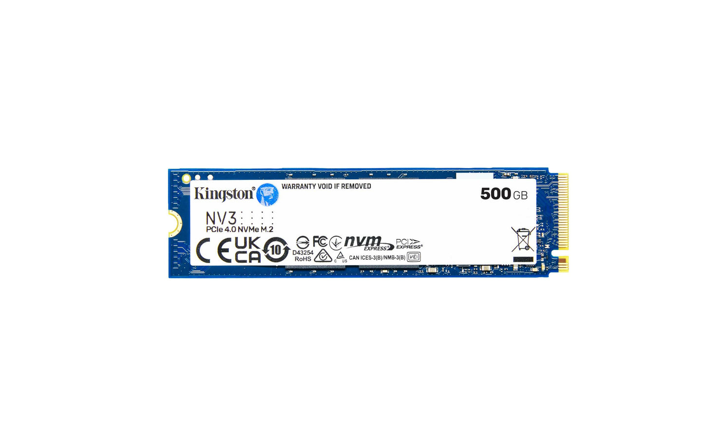 Kingston NV3 500GB 5000MB/s PCIe 4.0 M.2 NVMe SSD