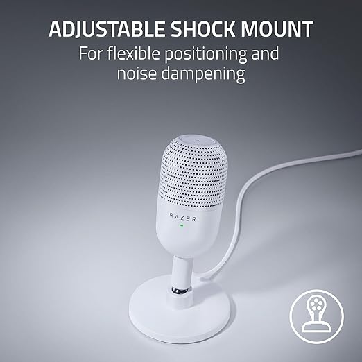 Razer Seiren V3 Mini Ultra-Compact Condenser Microphone - White