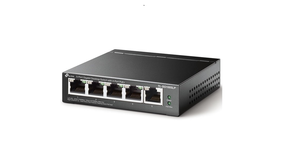 TP-Link SG1005LP 5 Port Gigabit Switch with 4x PoE+ Ports