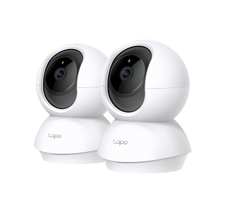 TP-Link Tapo C200P2 2MP/1080P Indoor PT Wi-Fi Camera (Twin Pack)