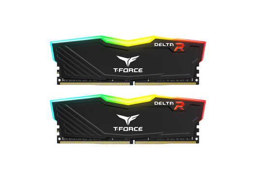 16GB (2x8) 3200mhz CL16 TeamGroup T-Force Delta RGB DIMM DDR4 RAM