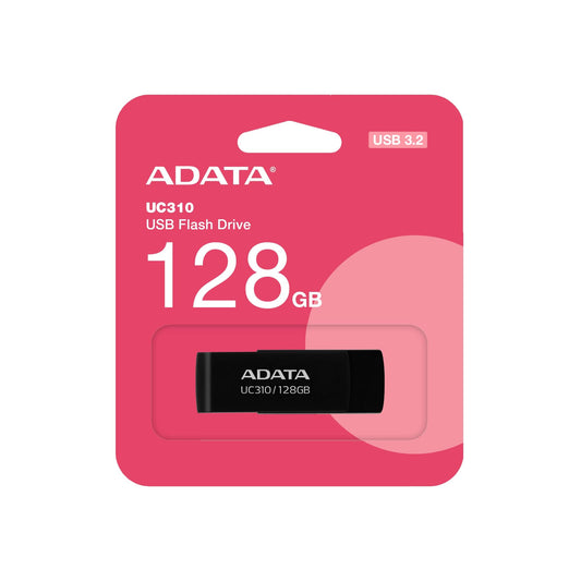 ADATA UC310 128GB USB 3.2 Flash Drive - Black