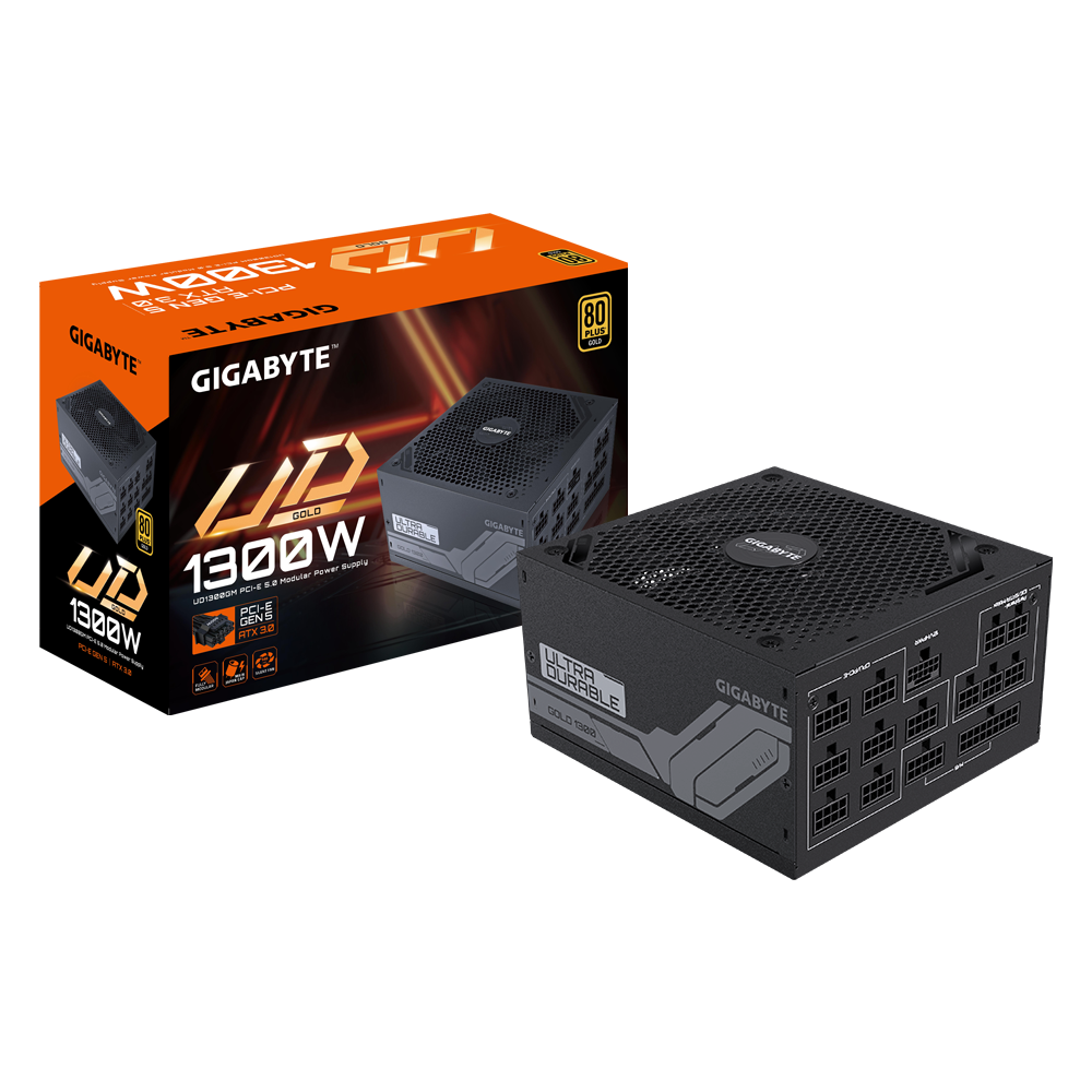 Gigabyte UD1300GM PG5 1300W 80Plus Gold PCIe 5.0 Fully Modular 10Yr Wty PSU