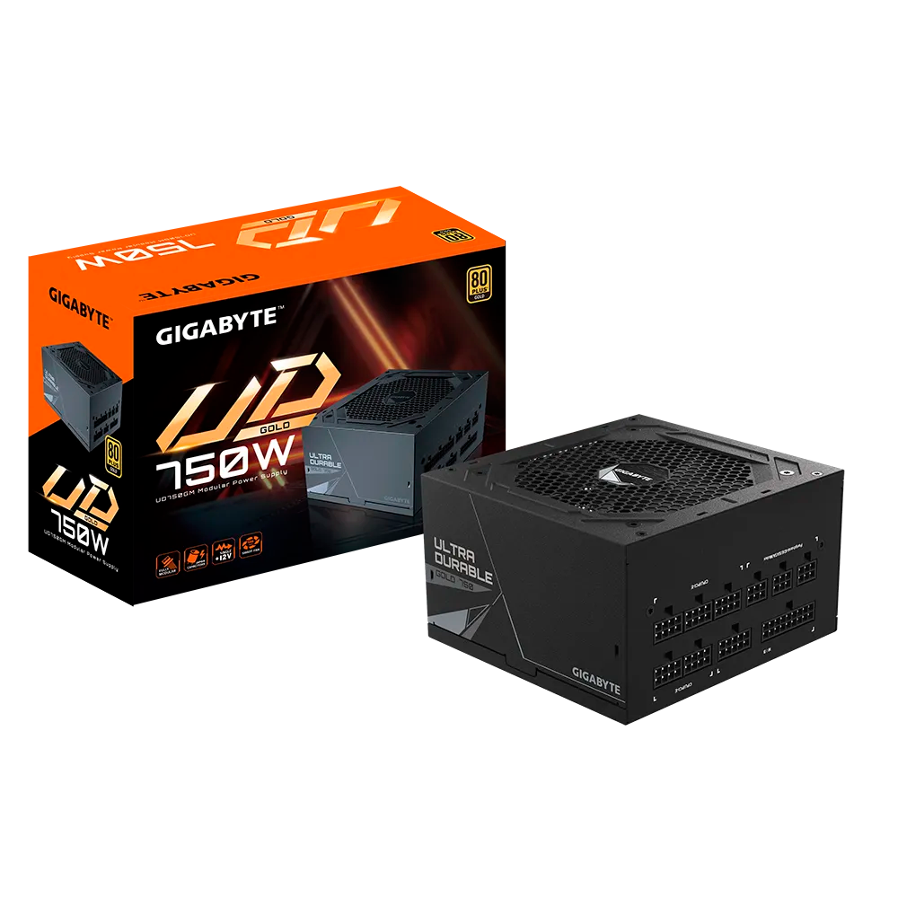 Gigabyte UD Series UD750GM 750W 80Plus Gold Fully Modular 5Yr Wty PSU