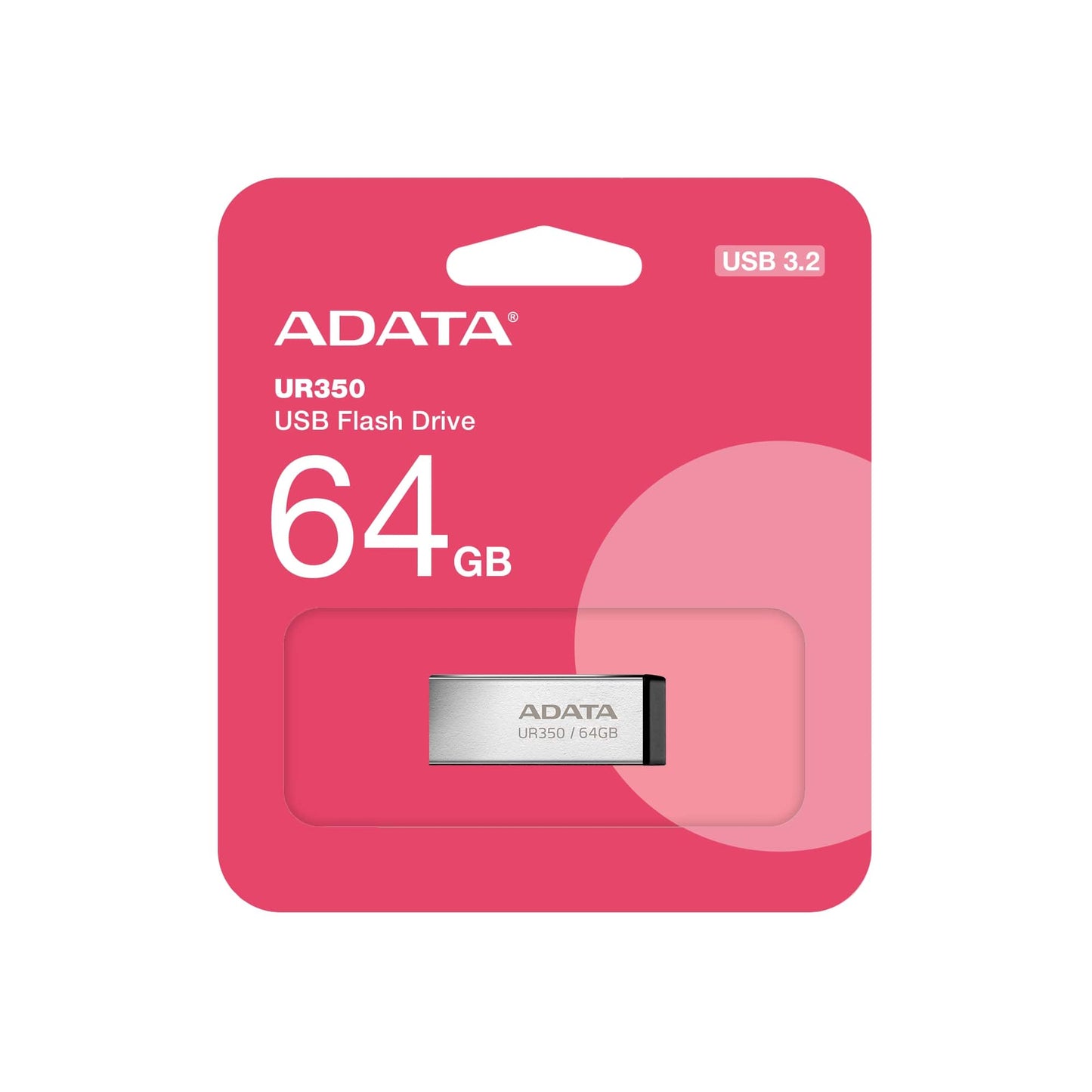 ADATA UR350 64GB USB 3.2 Flash Drive 5Yr Wty