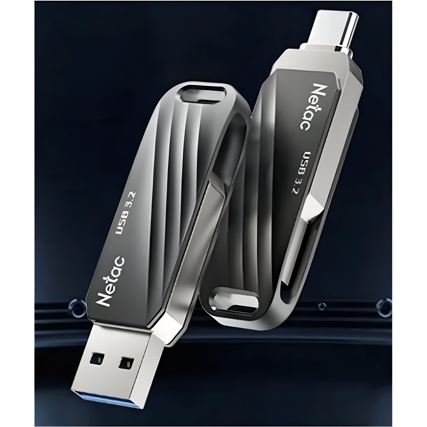 Netac US11 256GB USB 3.2 + Type-C Dual Flash Drive