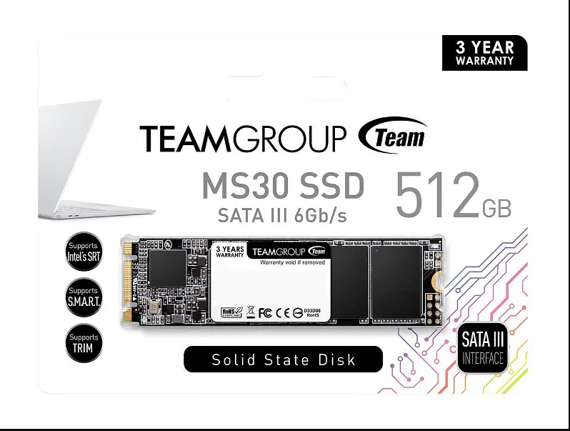 TeamGroup MS30 512GB M.2 SATA SSD