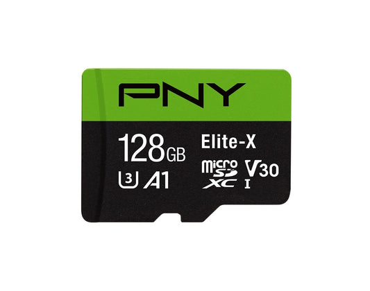 PNY Elite-X 128GB microSD Card with Adapter