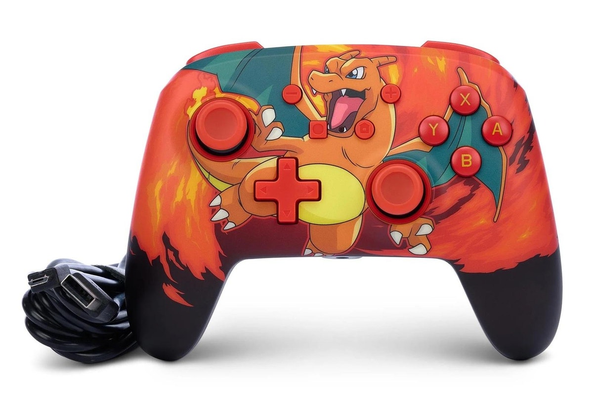 PowerA Enhanced Wired Controller for Nintendo Switch (Pokemon Charizard Vortex)