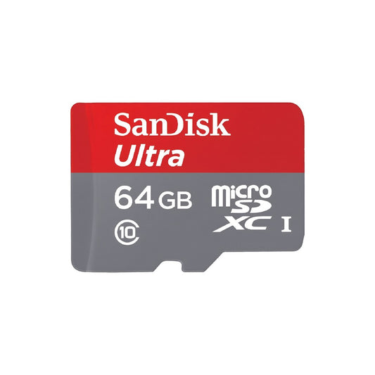 SanDisk Ultra MicroSDHC 64GB Memory Card with SD Adapter