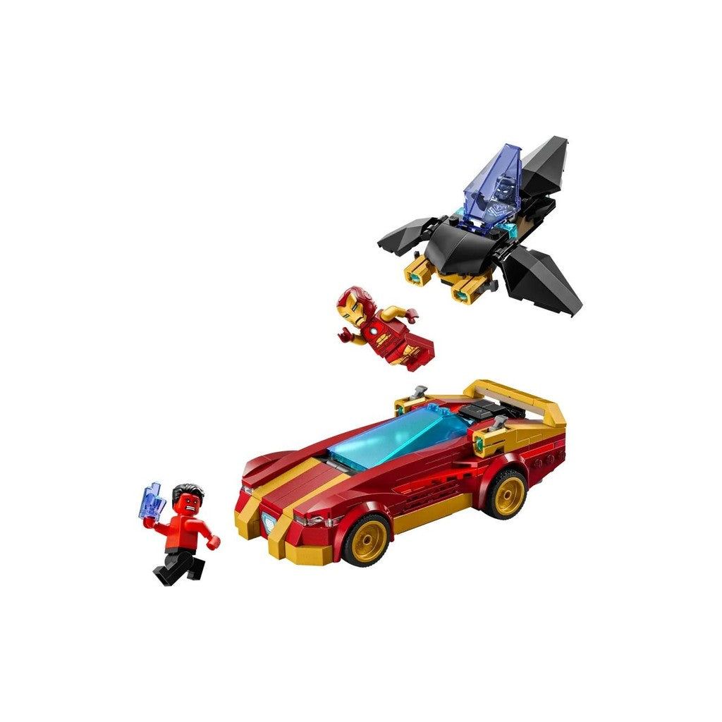 LEGO Marvel 76310 Iron Man Car & Black Panther vs. Red Hulk