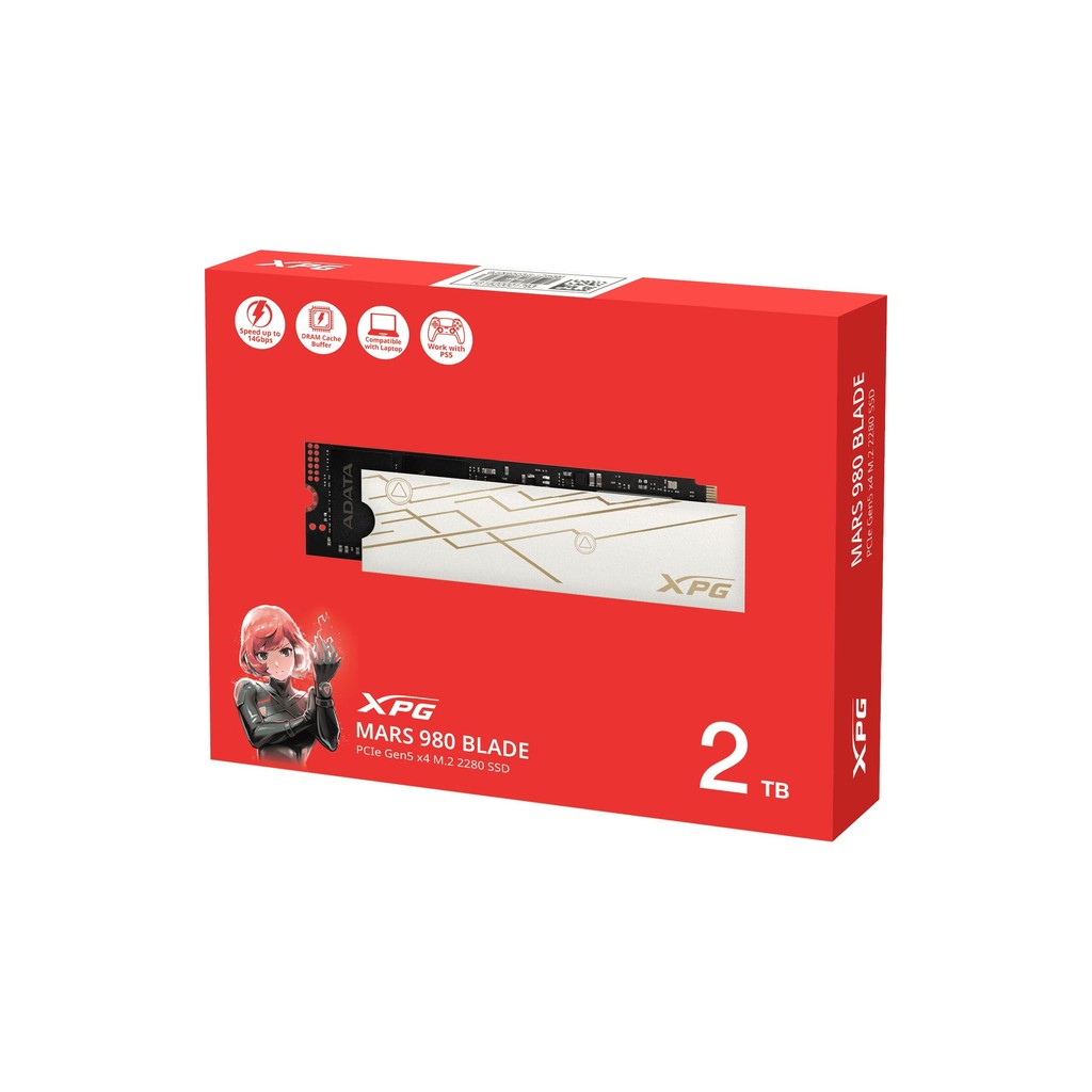 ADATA XPG MARS 980 BLADE 2TB 14,000MB/s PCIe 5.0 M.2 NVMe SSD