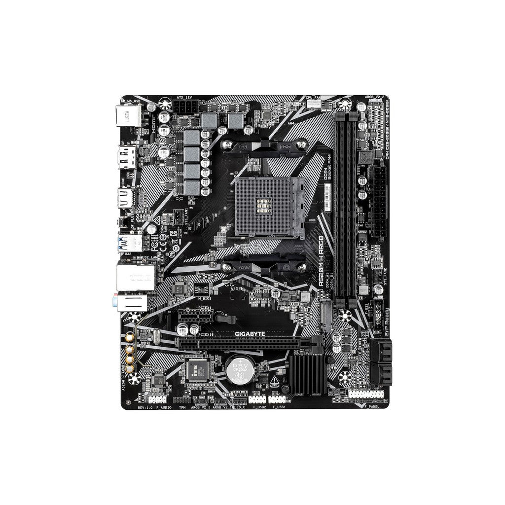 Gigabyte A520M H ARGB mATX AM4 Motherboard