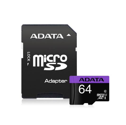 ADATA Premier 64GB microSD Card with Adapter Lifetime Wty