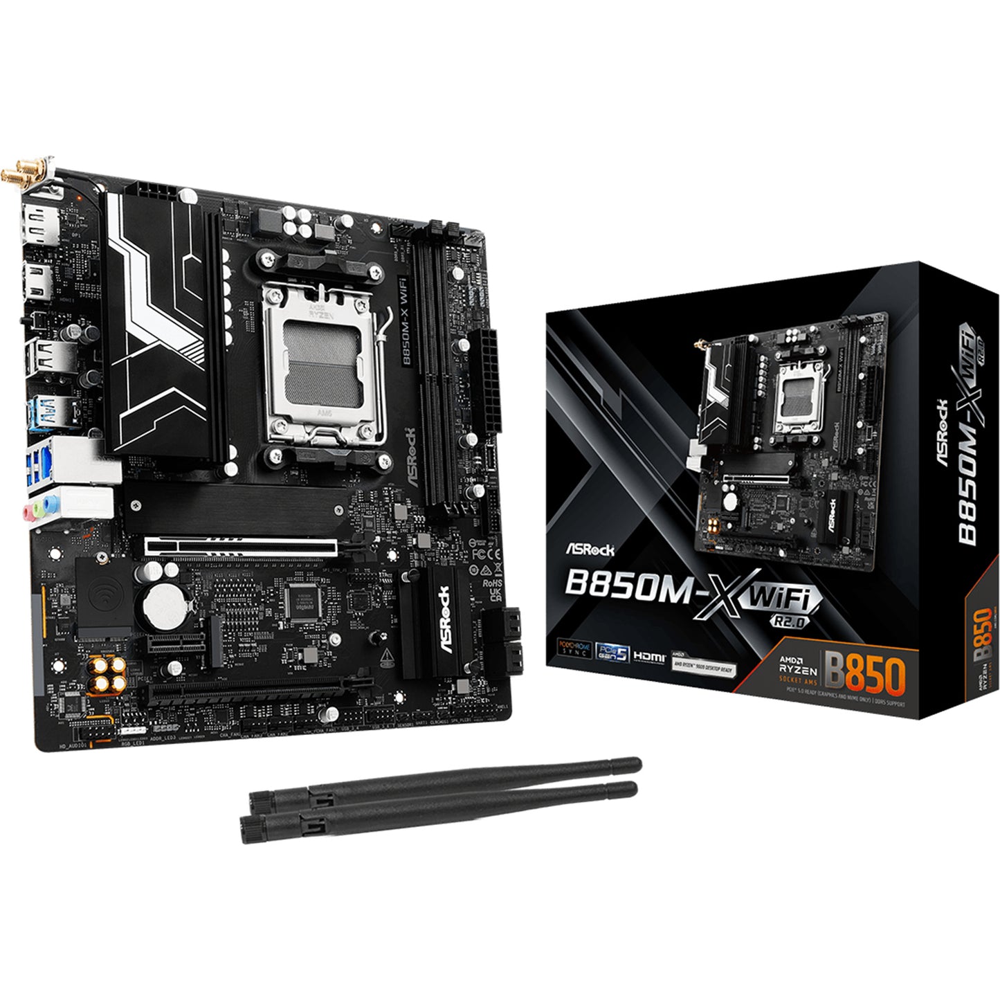 ASRock B850M-X WIFI R2.0 AM5 mATX Motherboard