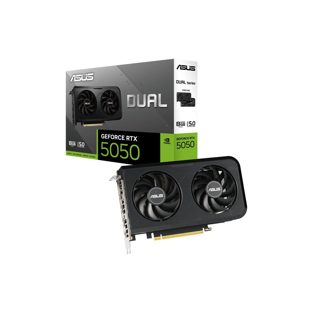 ASUS Dual NVIDIA GeForce RTX 5050 8GB Graphics Card