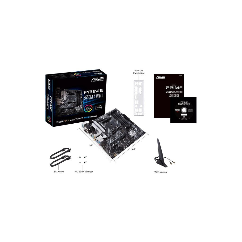 ASUS PRIME B550M-A WI-FI II AM4 mATX Motherboard