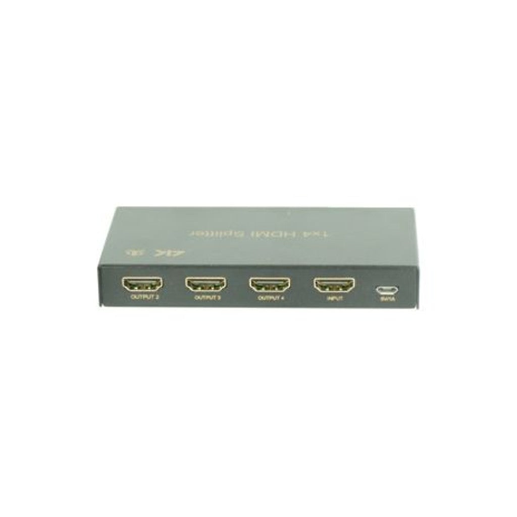 AVS AHDSP4 Ultra Slim 1x4 HDMI Splitter with 4Kx2K and EDID Management