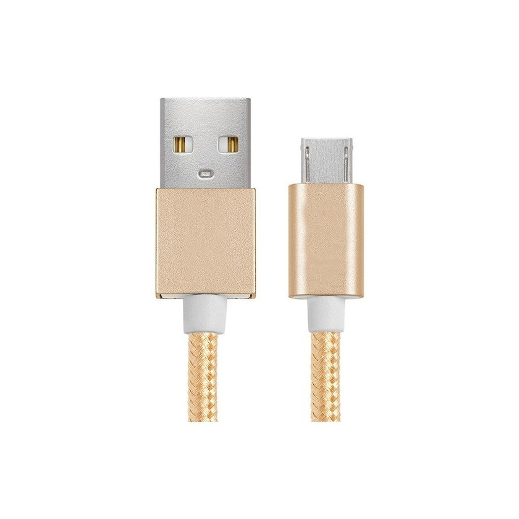 AVS iA Cable - Lightning + Micro USB to USB Type A (M) Cable 1M - Gold