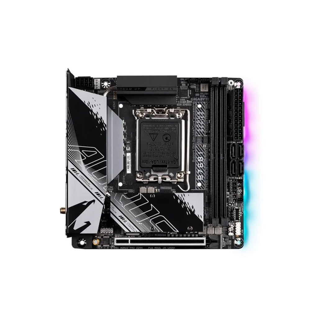 Gigabyte B760I AORUS PRO DDR4 ITX LGA1700 Motherboard