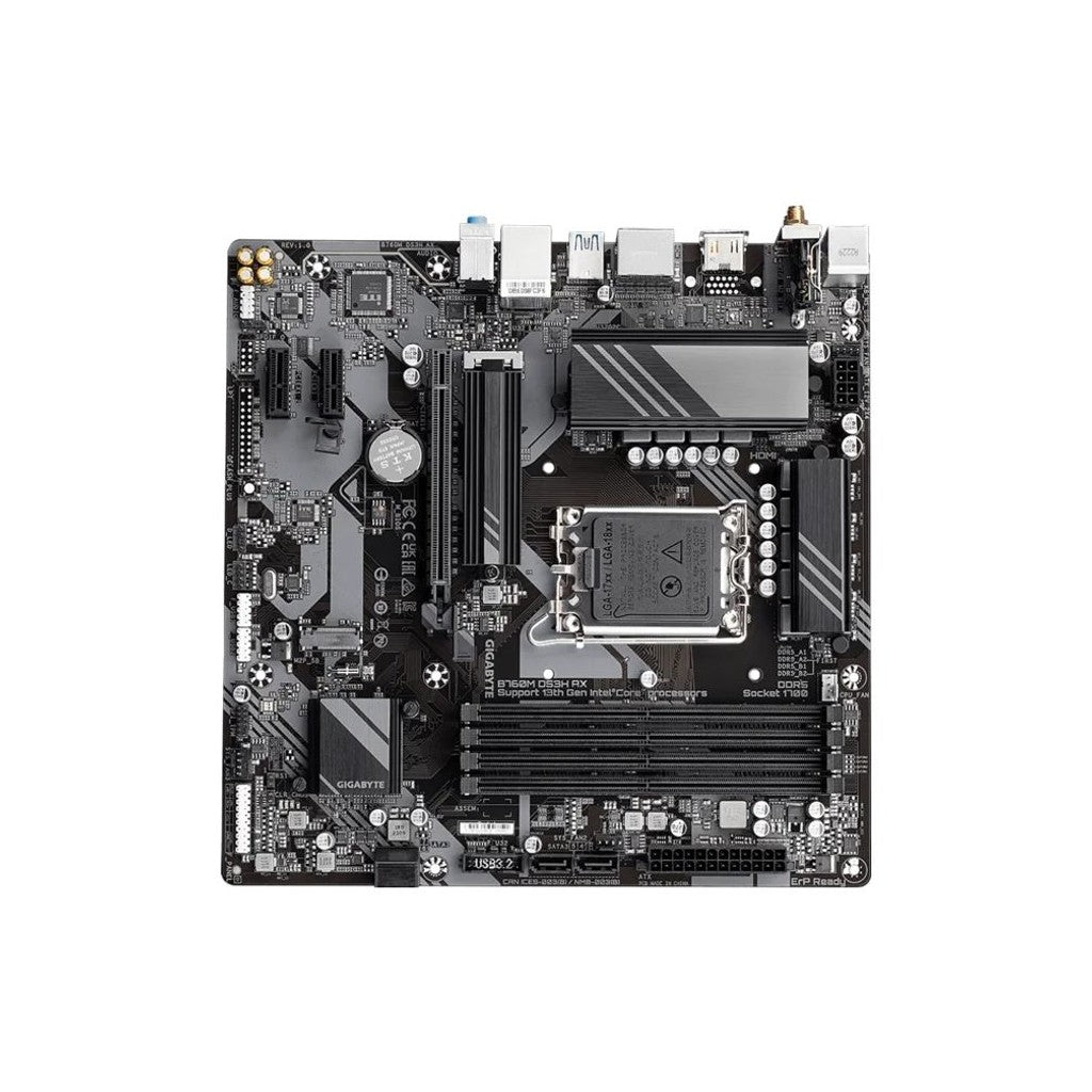 Gigabyte B760M-DS3H AX DDR5 mATX LGA1700 Motherboard