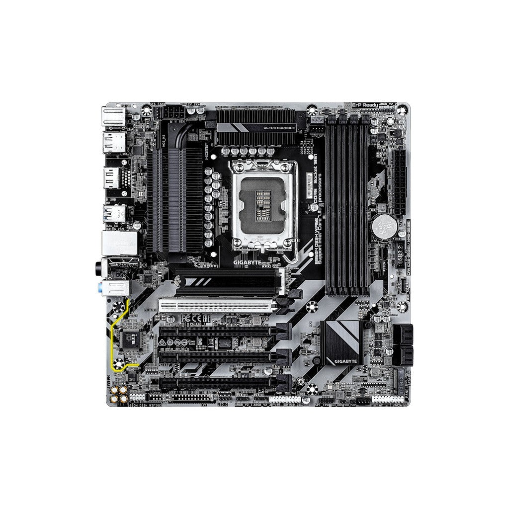 Gigabyte B860M DS3H WIFI6E 2.0 mATX LGA 1851 Motherboard