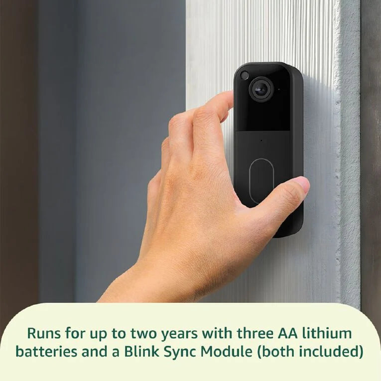 Blink Video Doorbell System Add On - Black