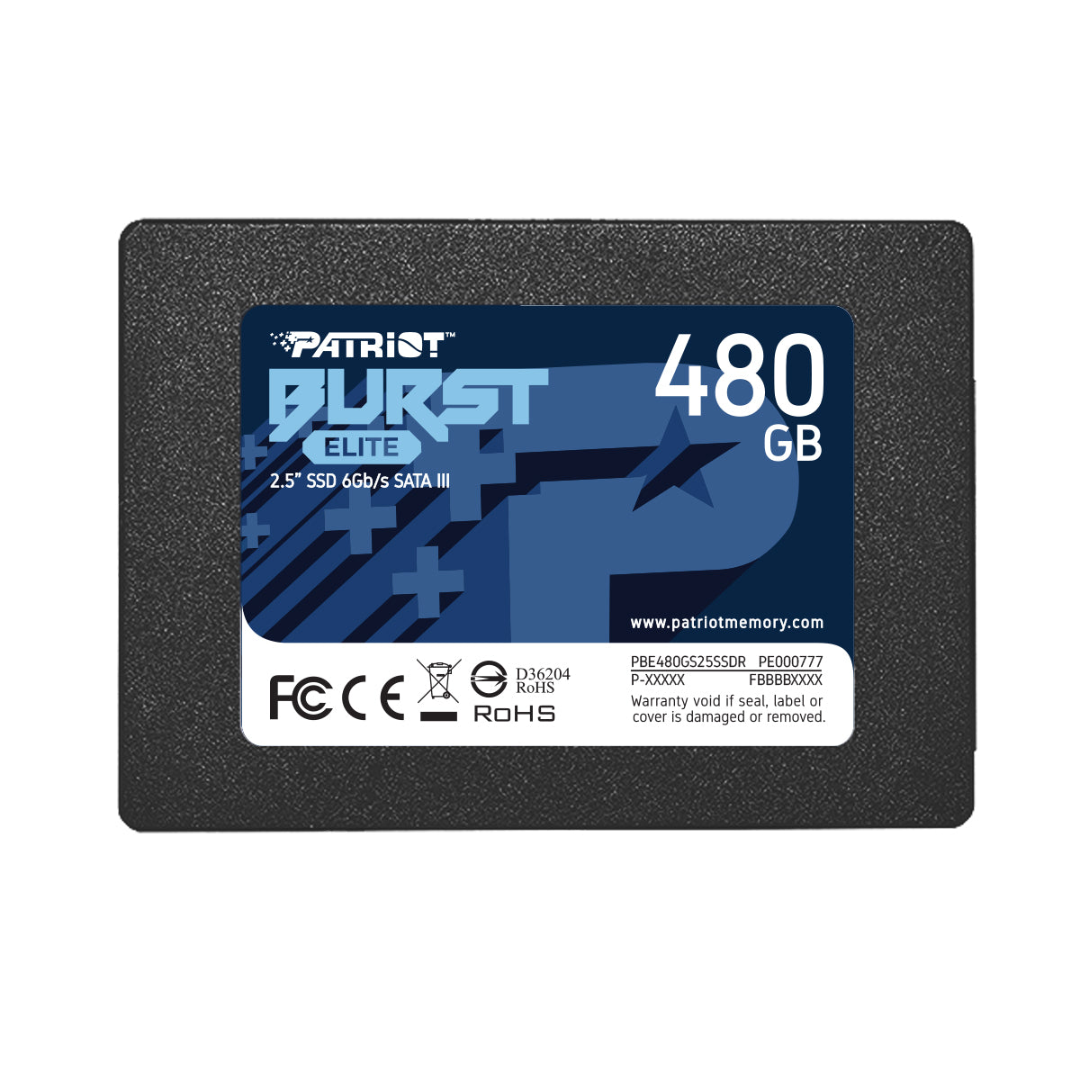 Patriot Burst Elite 480GB SSD SATA 2.5" 3Yr Wty