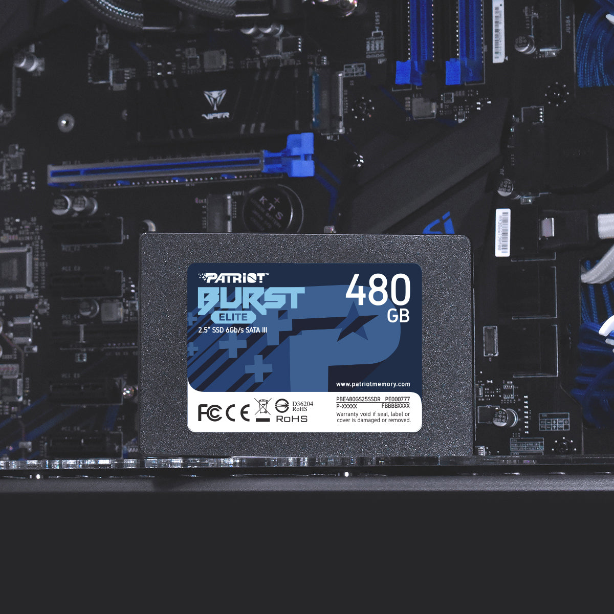 Patriot Burst Elite 480GB SSD SATA 2.5" 3Yr Wty