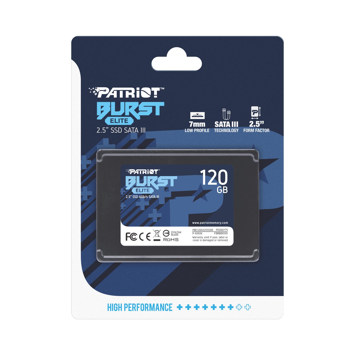 Patriot Burst Elite 120GB 2.5" SATA SSD