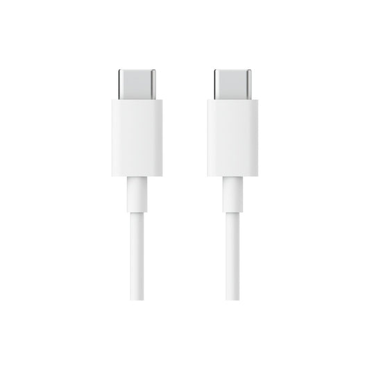 CUKTECH 60W 3A 0.5m USB-C to USB-C Fast Charge Cable - White