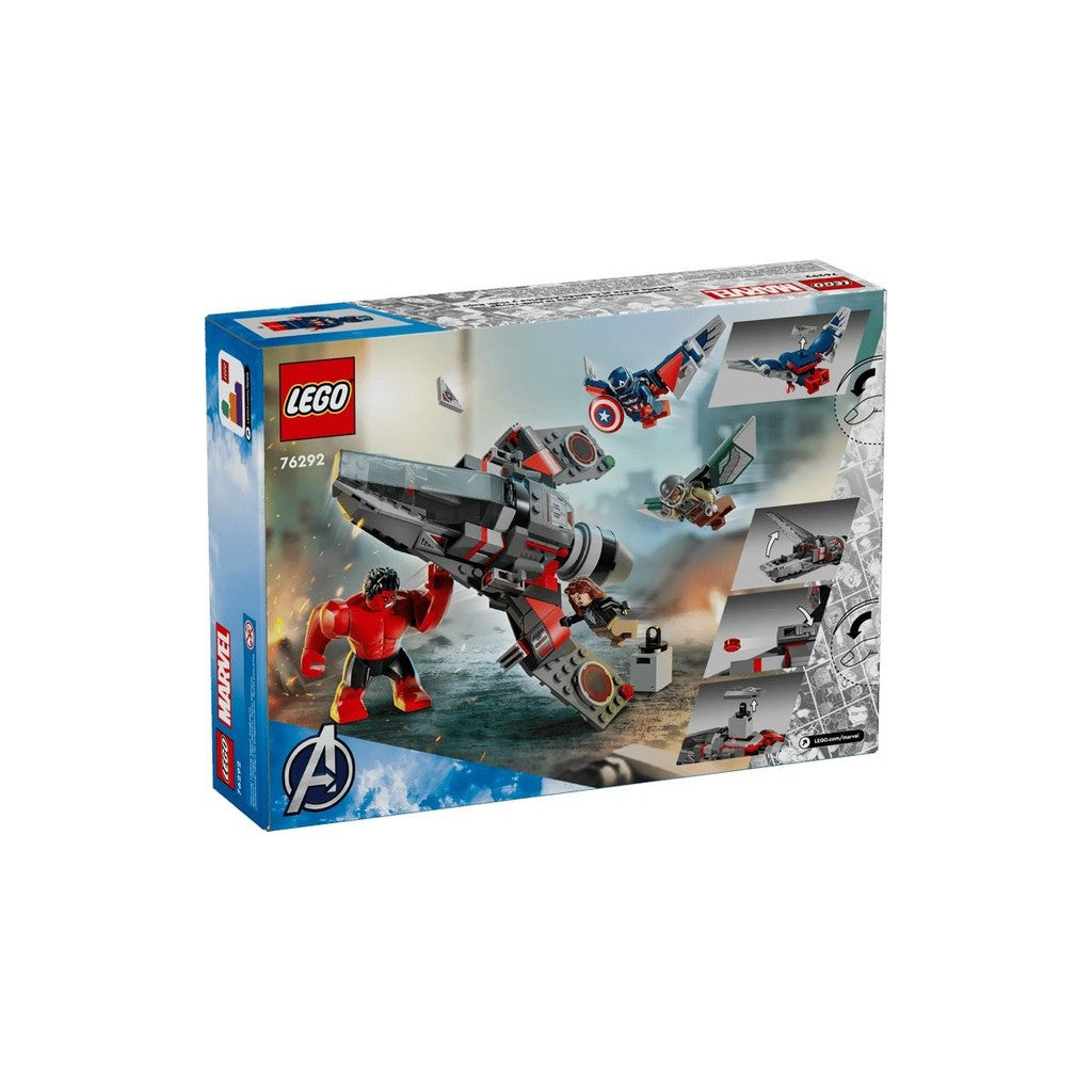 LEGO Marvel 76292 Captain America vs. Red Hulk Battle